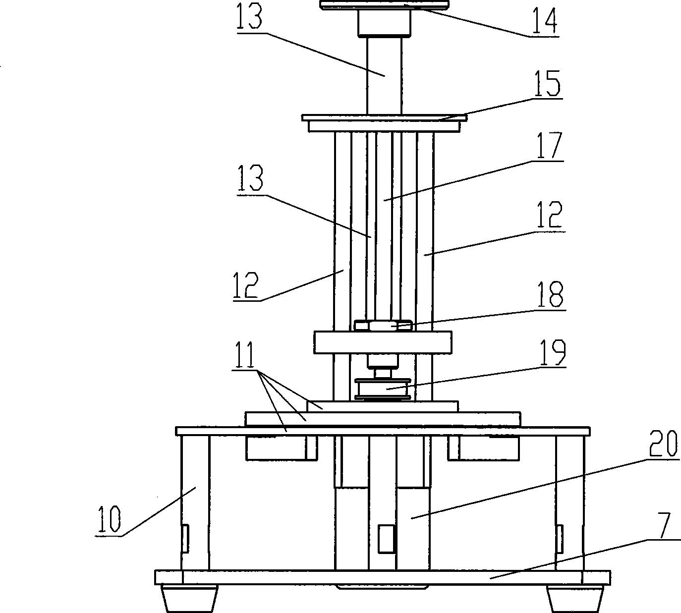 Parallel polymerization synthesis device