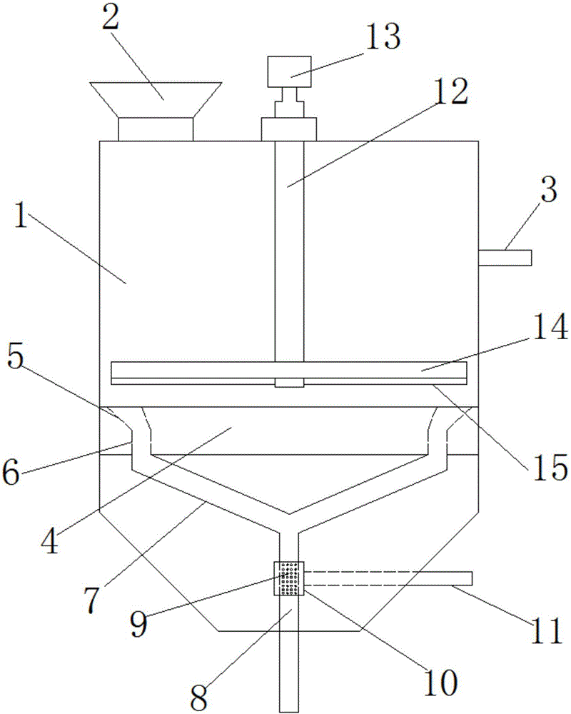 Capsule outlet device not liable to be blocked