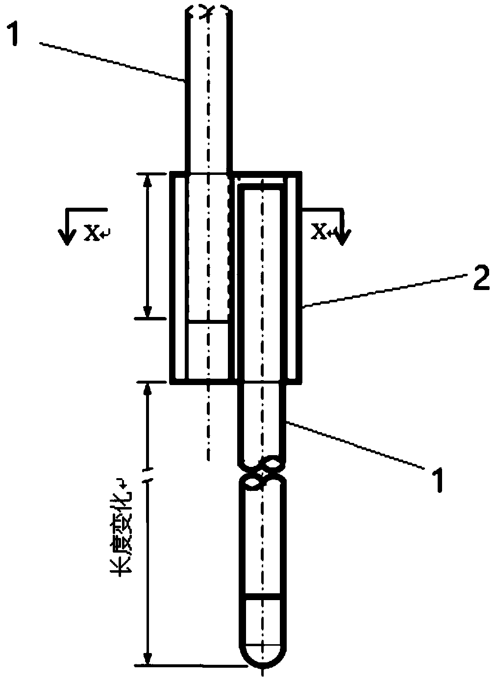 Reinforcing steel bar lapping connector