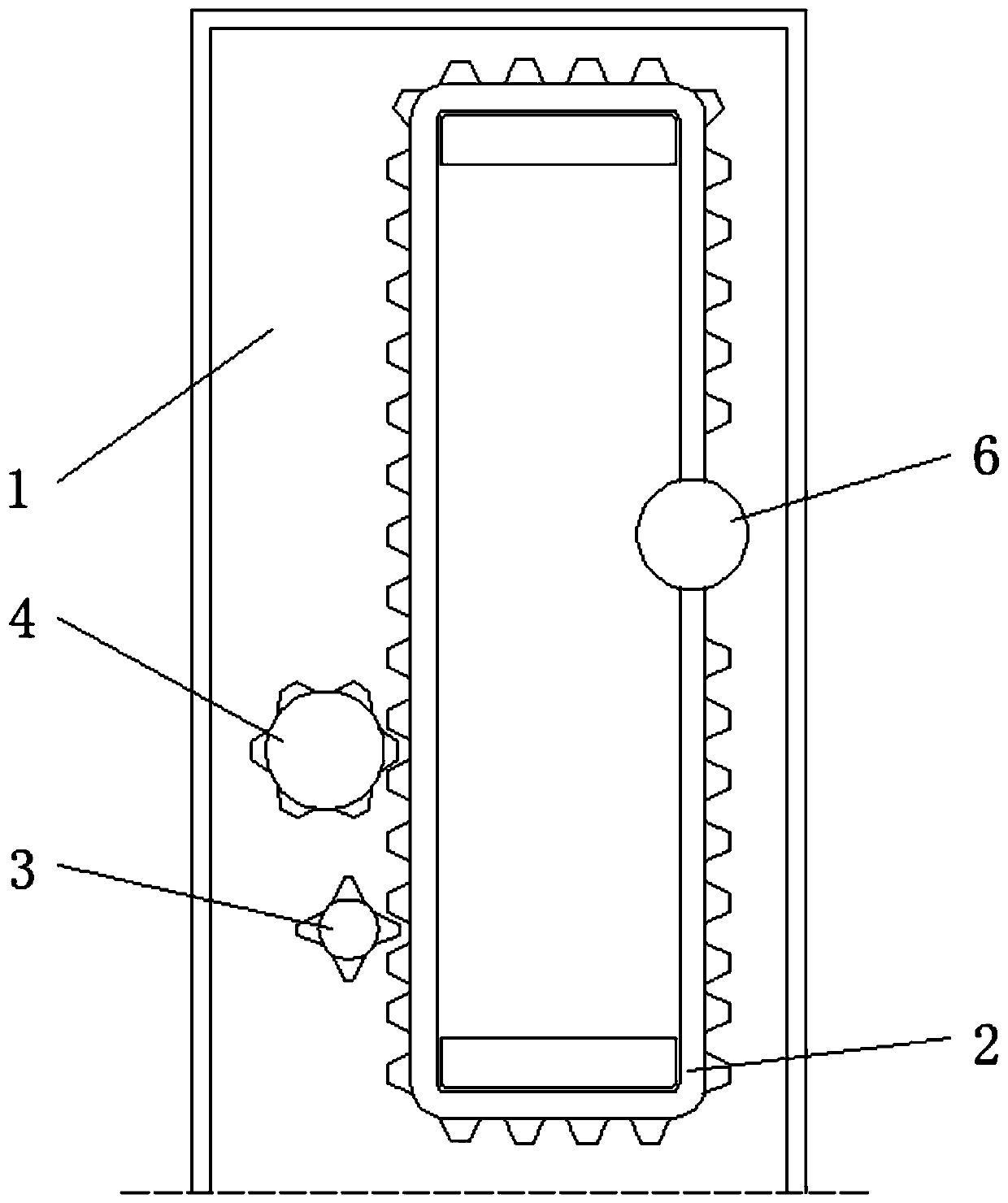 End angle grooving machine for door processing