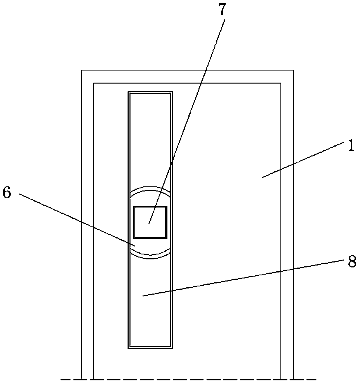 End angle grooving machine for door processing