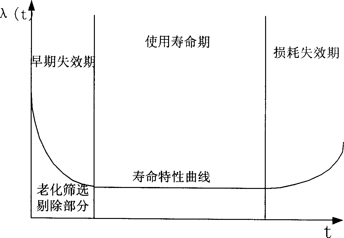 Electronic apparatus aging method based on heat radiator