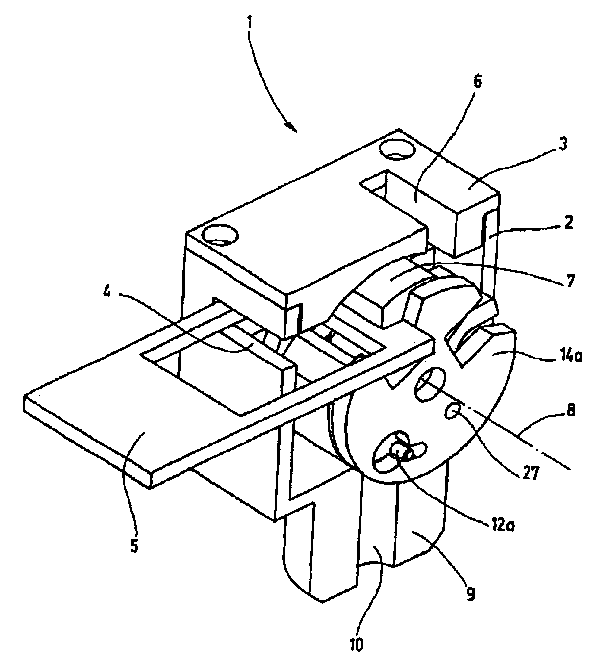 Safety switch with unlatching disc