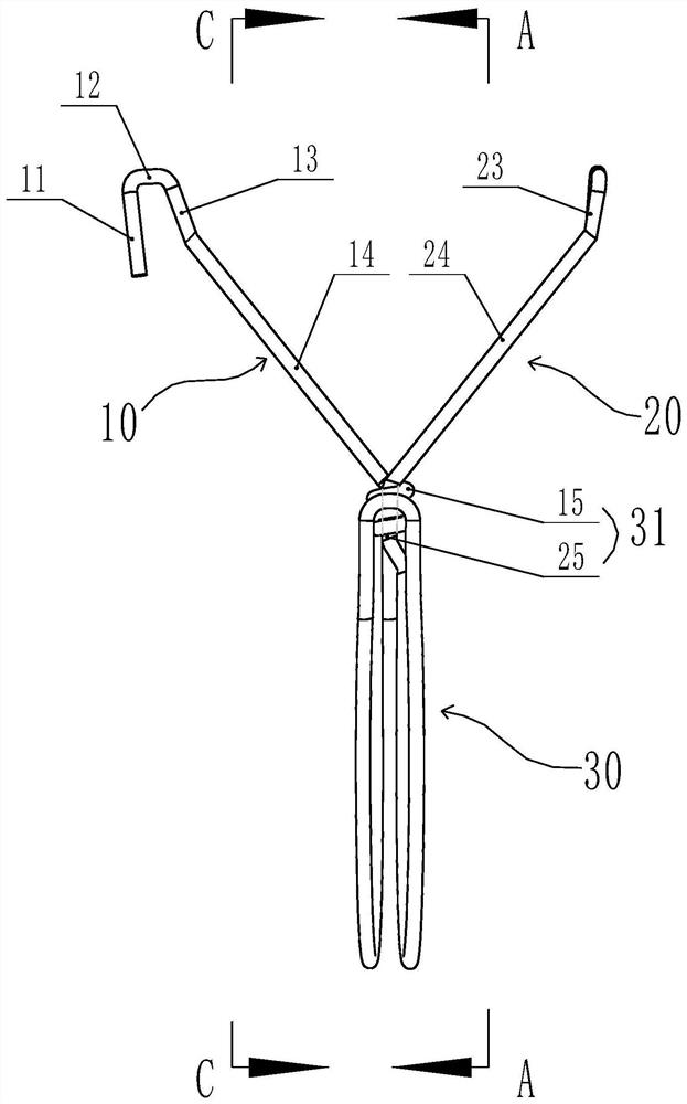 Optical cable hanging protection hook and hanging method thereof