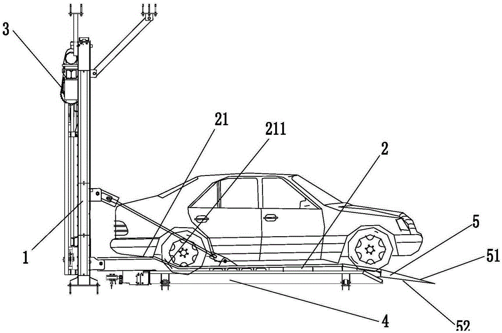 Pinch plate type parking equipment