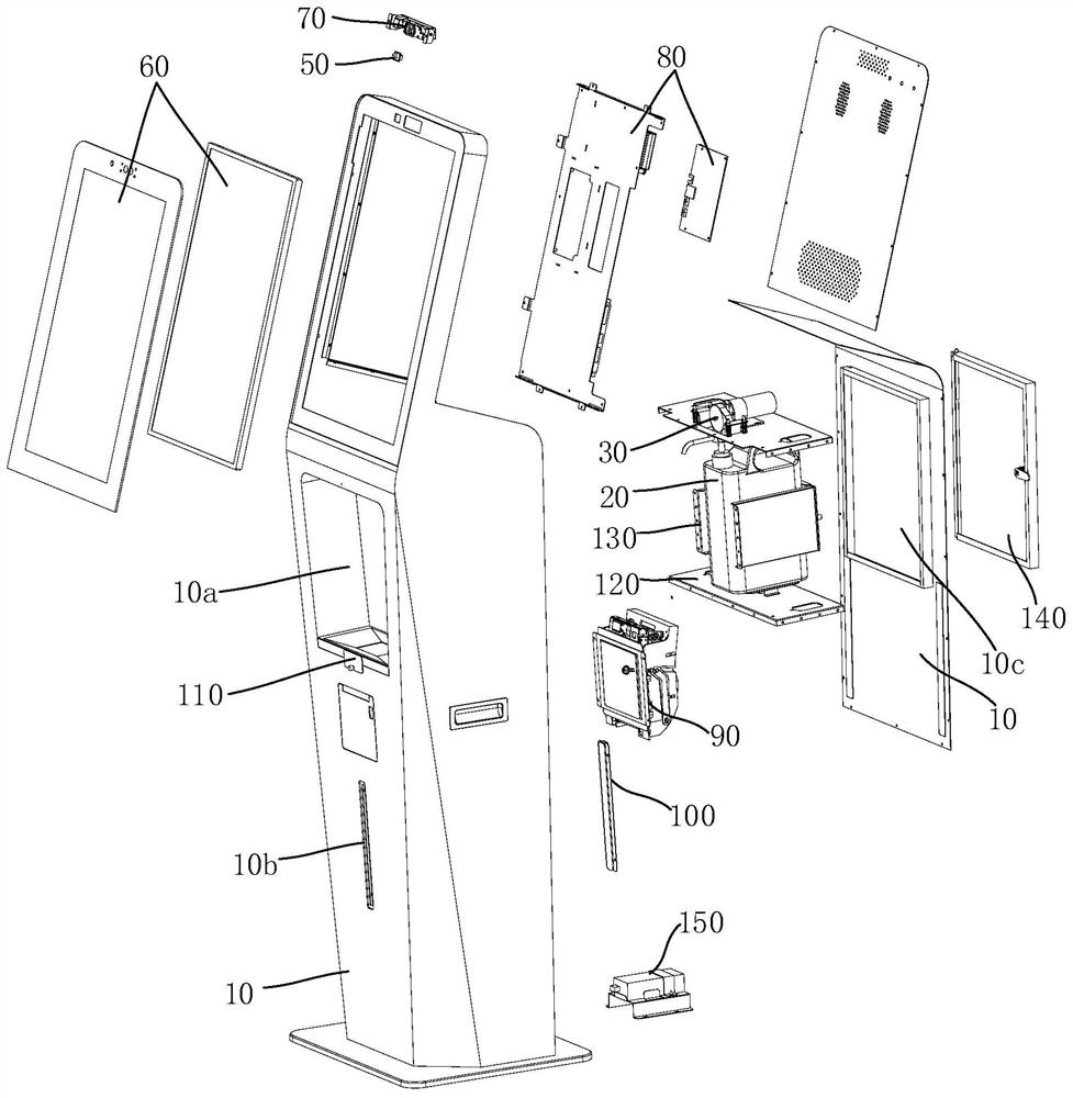 Device for automatically supplying hand sanitizer