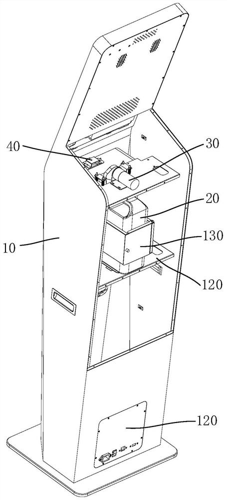 Device for automatically supplying hand sanitizer