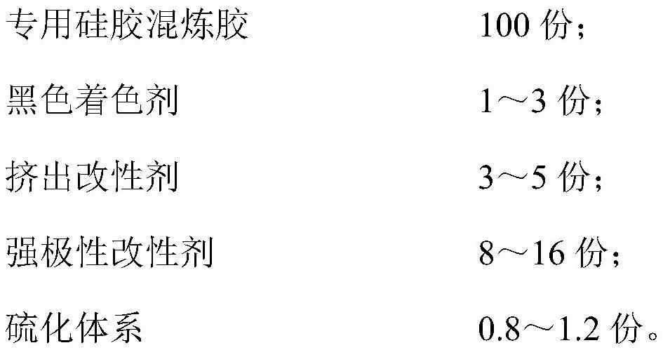 Internal and external rubber material special for automobile R744 air conditioner rubber hose and manufacturing method of internal and external rubber material