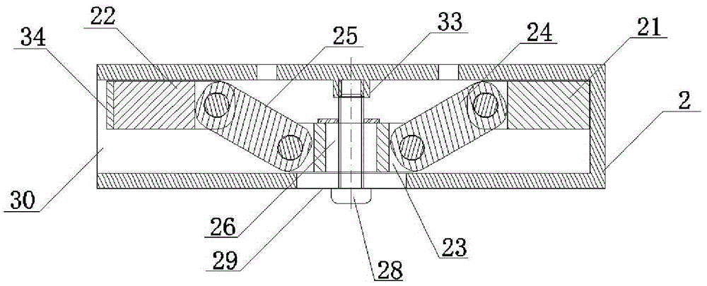 Screw-free installation structure for shower room