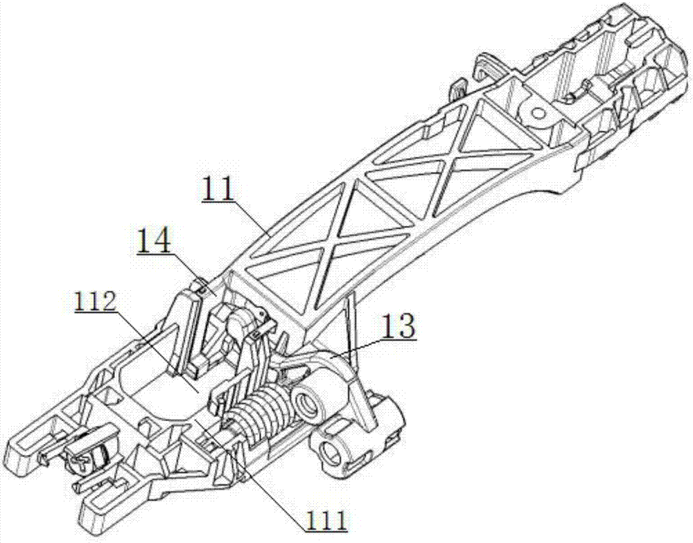 Automobile door external opening handle assembly