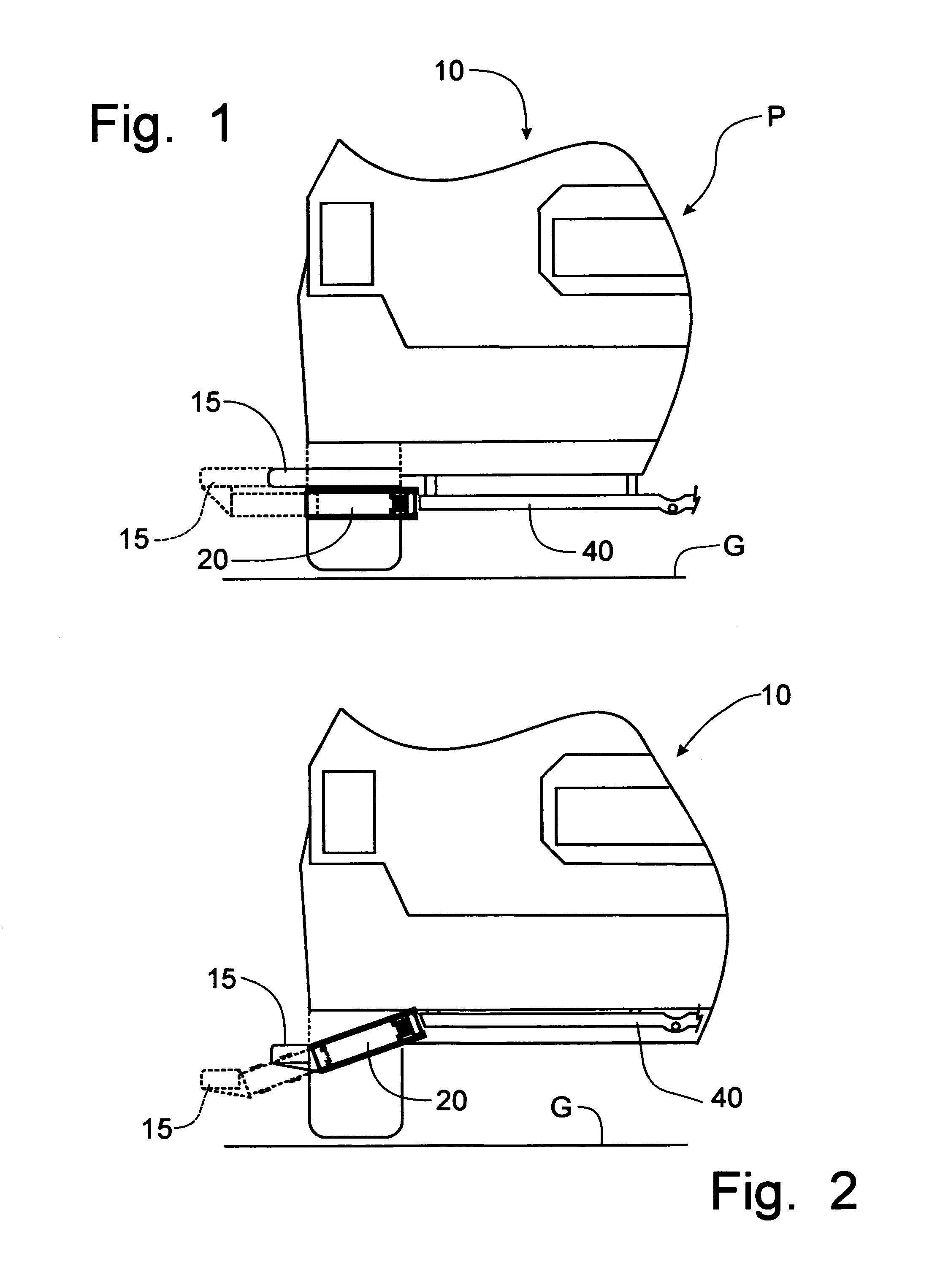 Actuation mechanism for the deployment of a laterally extendable running board to provide rollover resistance