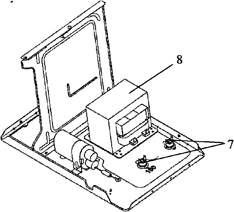 Ventilation hood type microwave oven