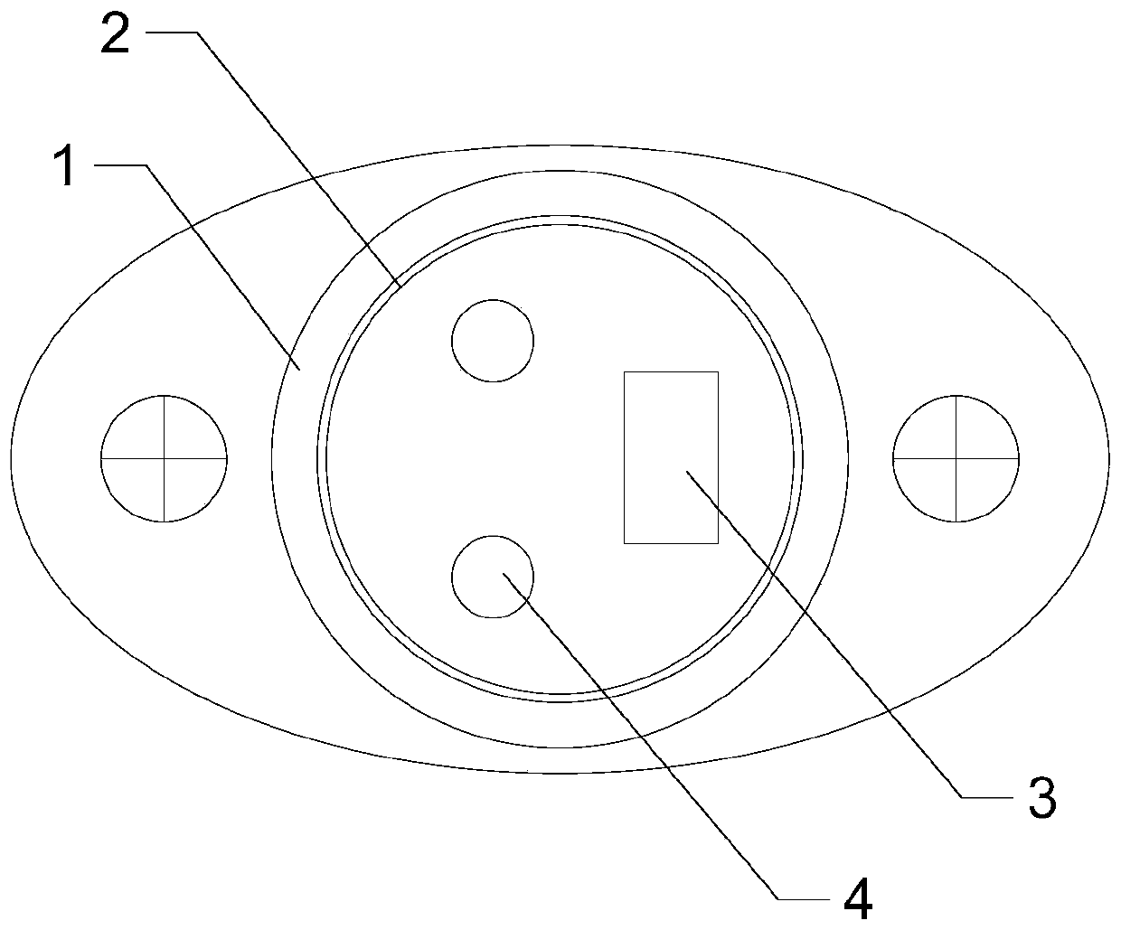 Chip fixing method of power transistor, power transistor and amplifier