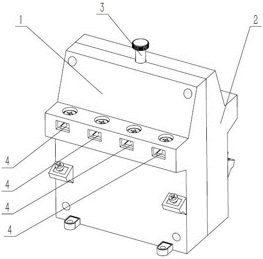 Electric self-locking type contactor