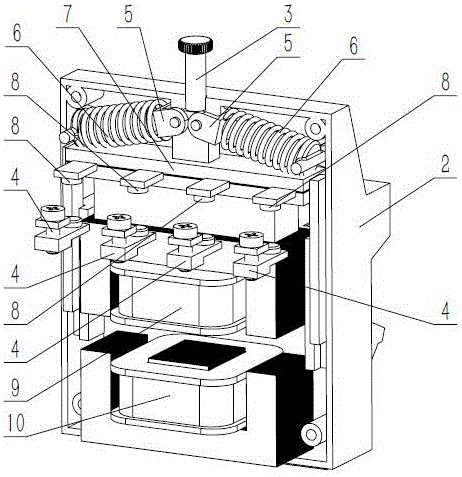 Electric self-locking type contactor