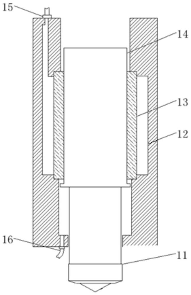 High-strain-rate nanoindentation testing device and method