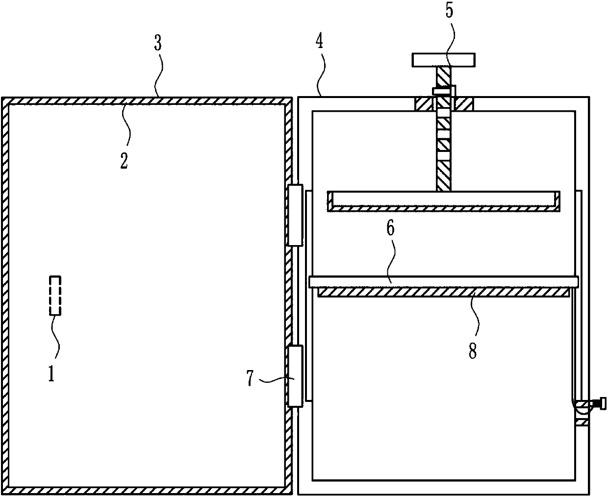 Circuit board storage device used for integrated circuit