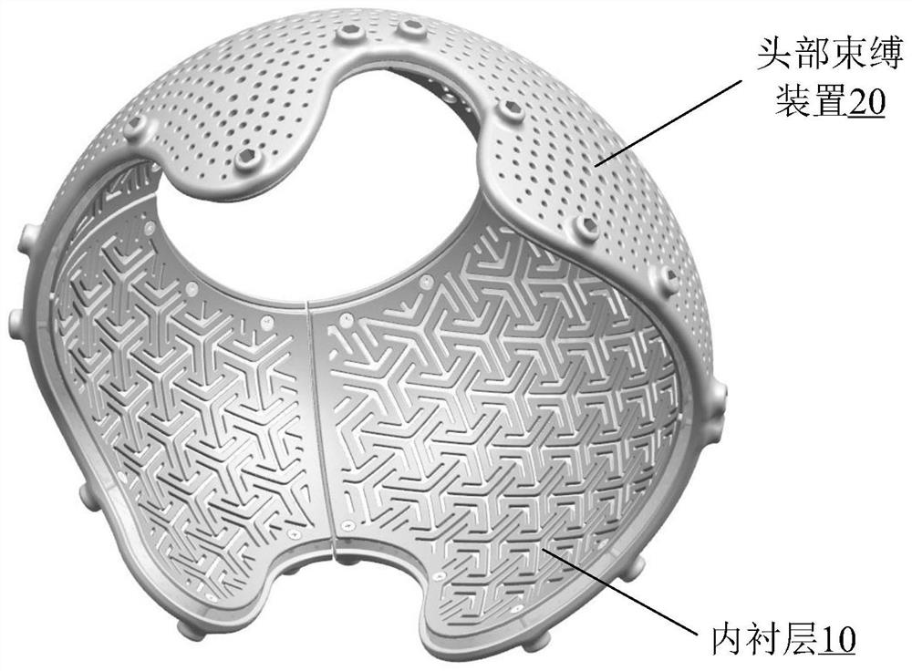 Skull orthopedic device and manufacturing method thereof