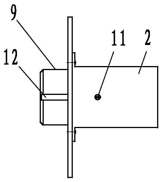 Silent double-magnetic lock body for door