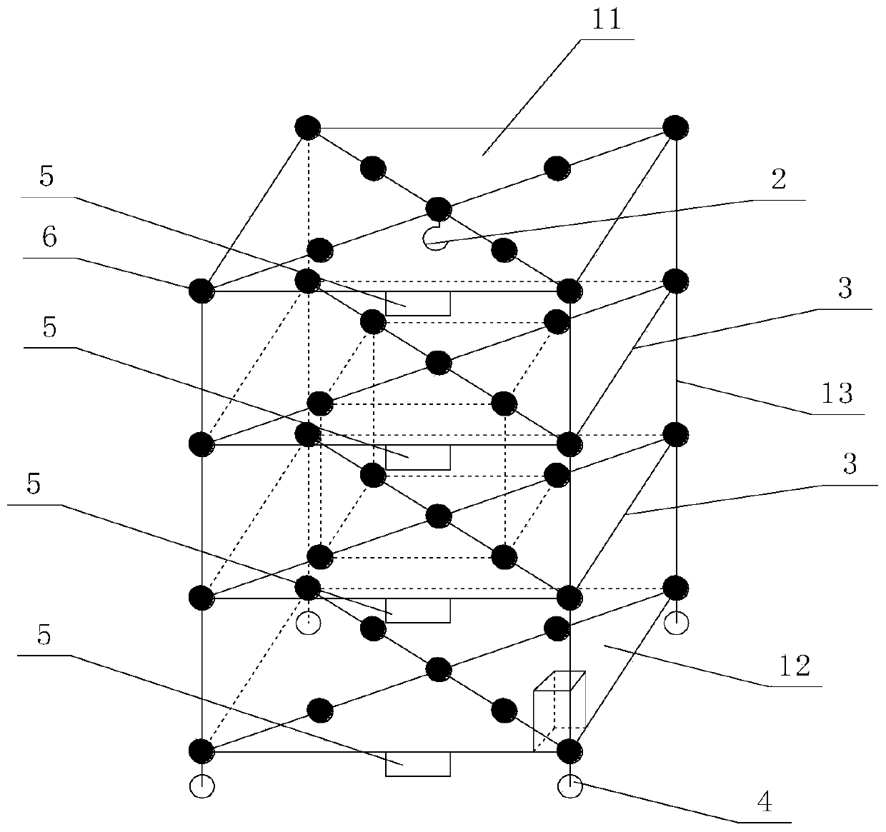 Environmental chamber temperature uniformity testing method and sample containing device