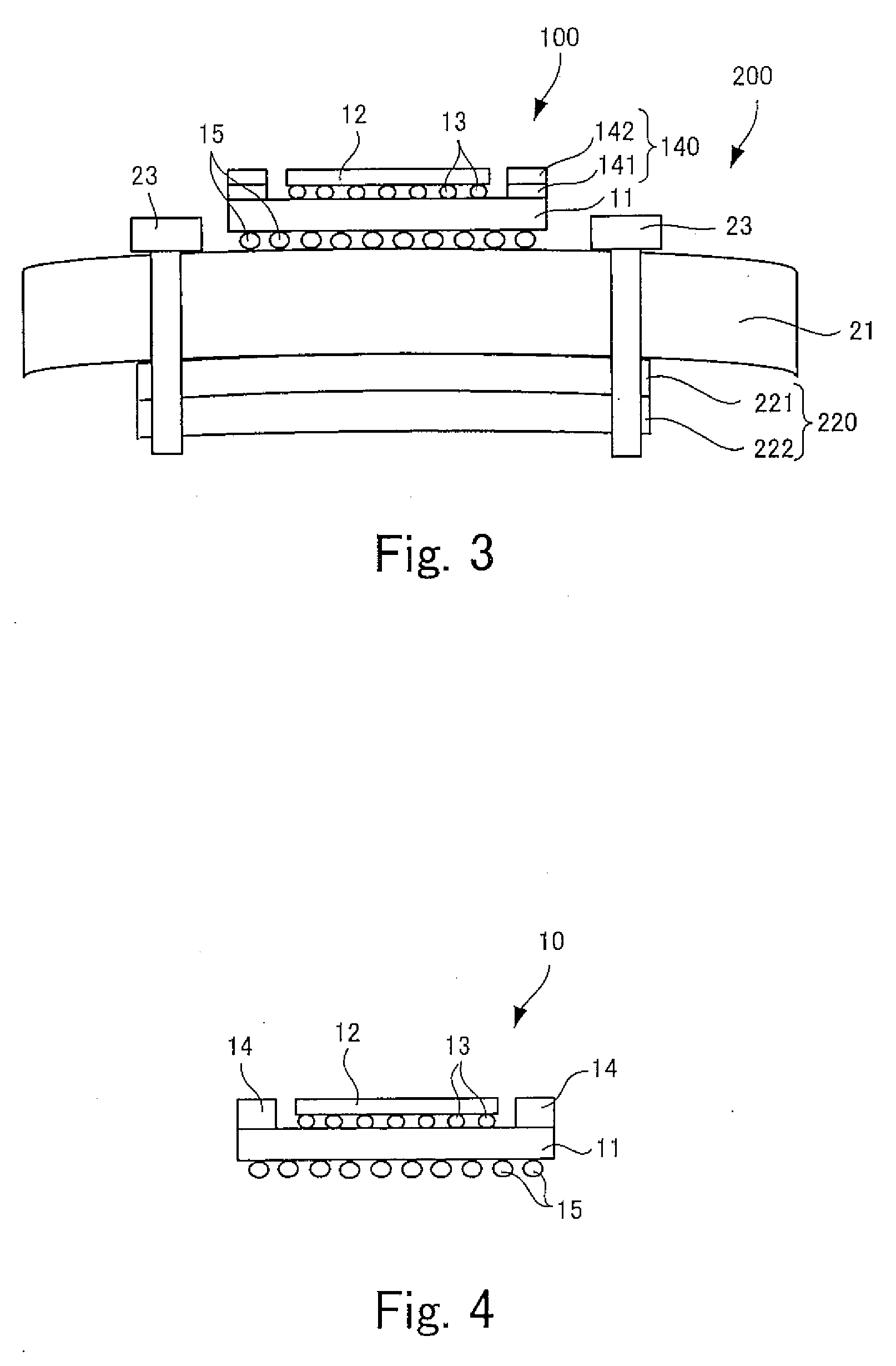 Package mounted module and package board module