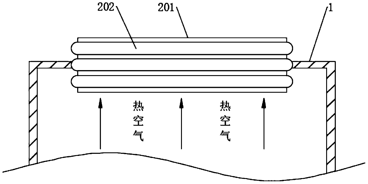 Power distribution cabinet closed mutual-transmission type laminated cooling fin component in high-heat area