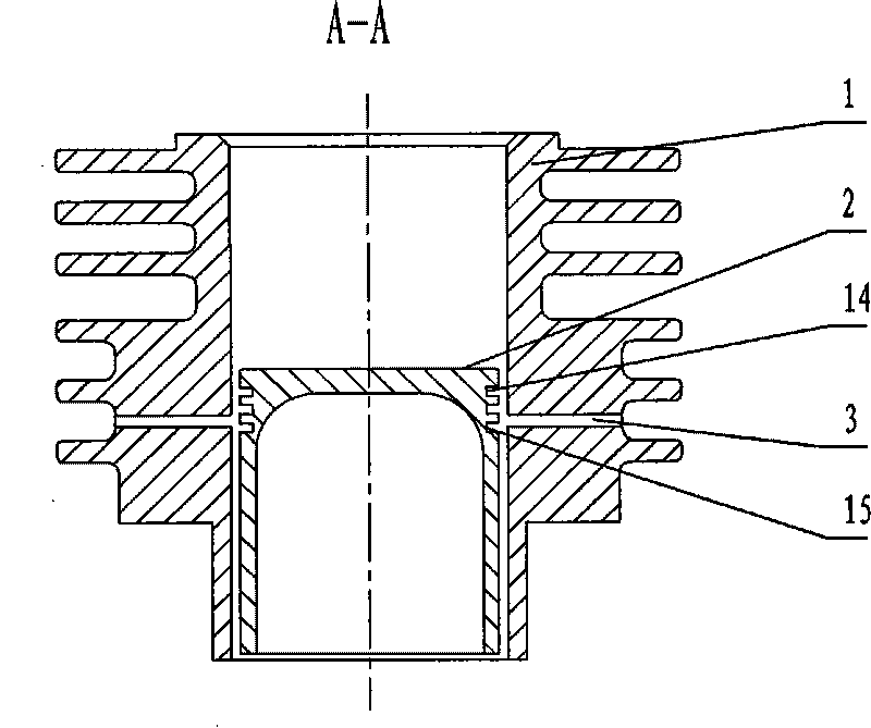 Lubricating system for double-stroke gasoline engine