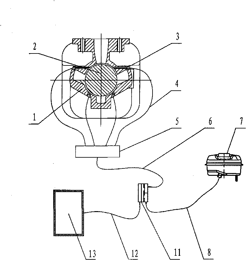 Lubricating system for double-stroke gasoline engine