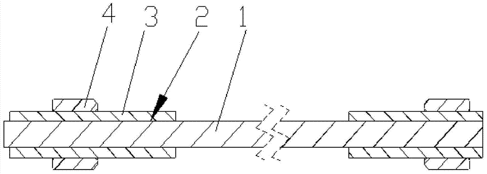 Pull rod structure of low-temperature container