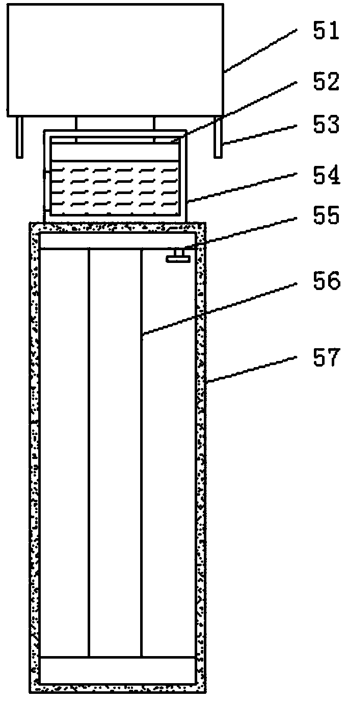 Medical gauze degreasing sewage treatment device