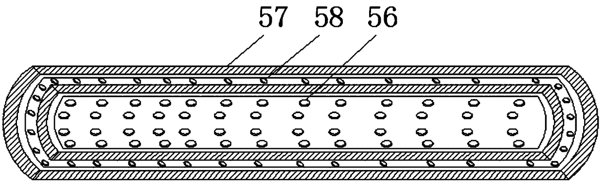 Medical gauze degreasing sewage treatment device