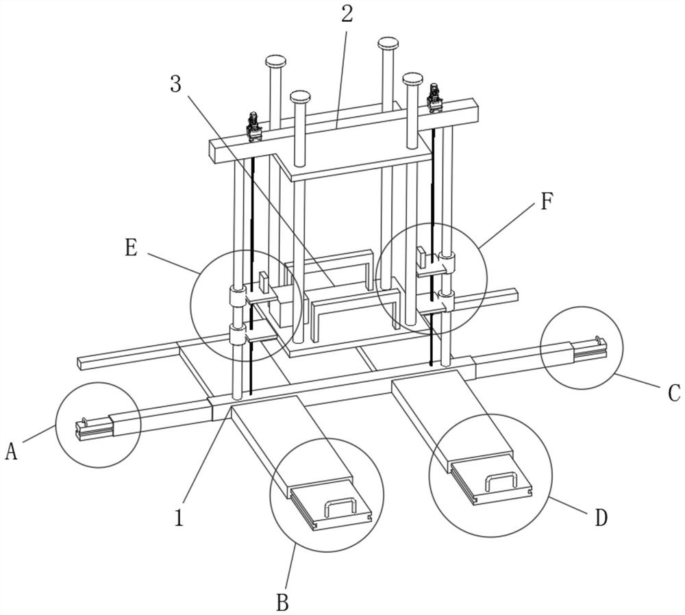 Intelligent climbing frame system for construction site