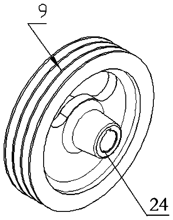 Coal gangue conveying vibration device