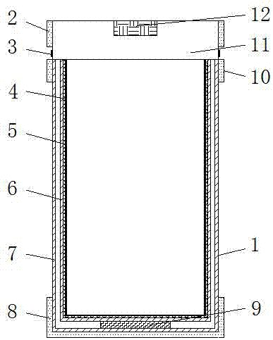 Shatter-resistant glass vacuum cup