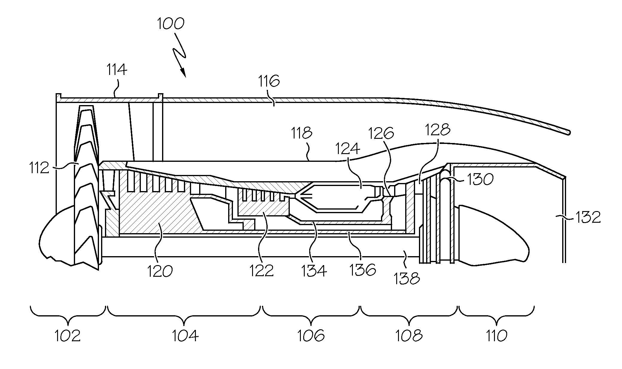 Flow discouraging systems and gas turbine engines