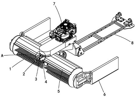 Automatic dust cleaning device