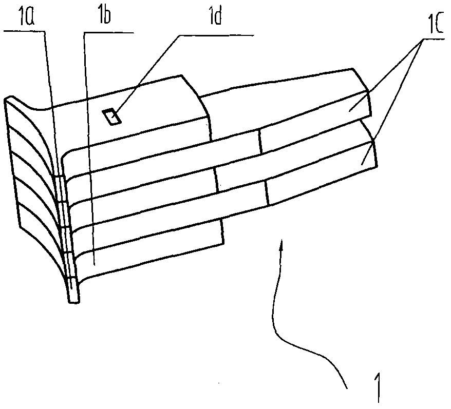 Laminated laminated stator and manufacturing method thereof