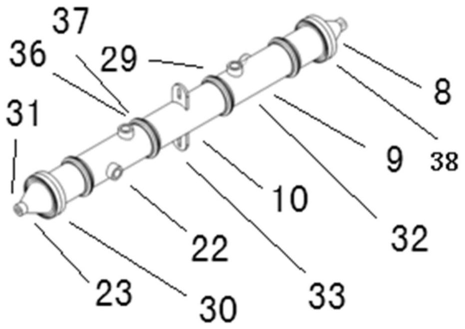 An experimental setup for studying gas flow characteristics in porous structures