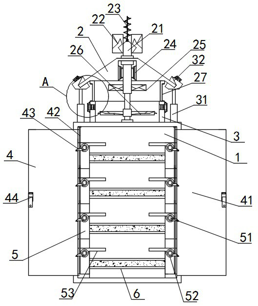 High-protection-performance electric power cabinet capable of stably classifying internal circuits and used for electric power