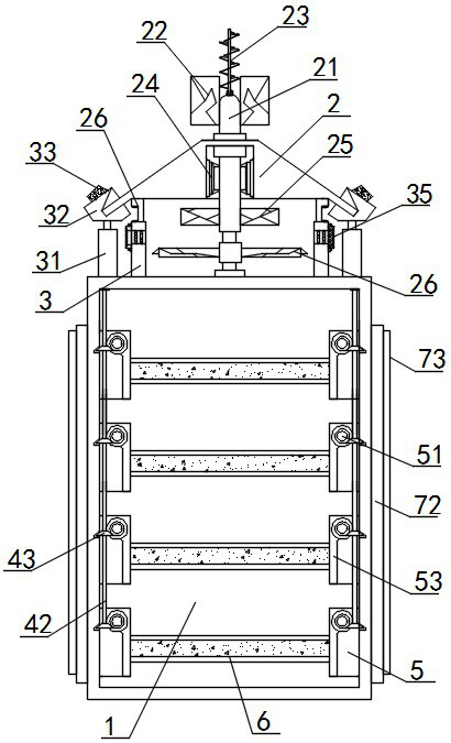 High-protection-performance electric power cabinet capable of stably classifying internal circuits and used for electric power