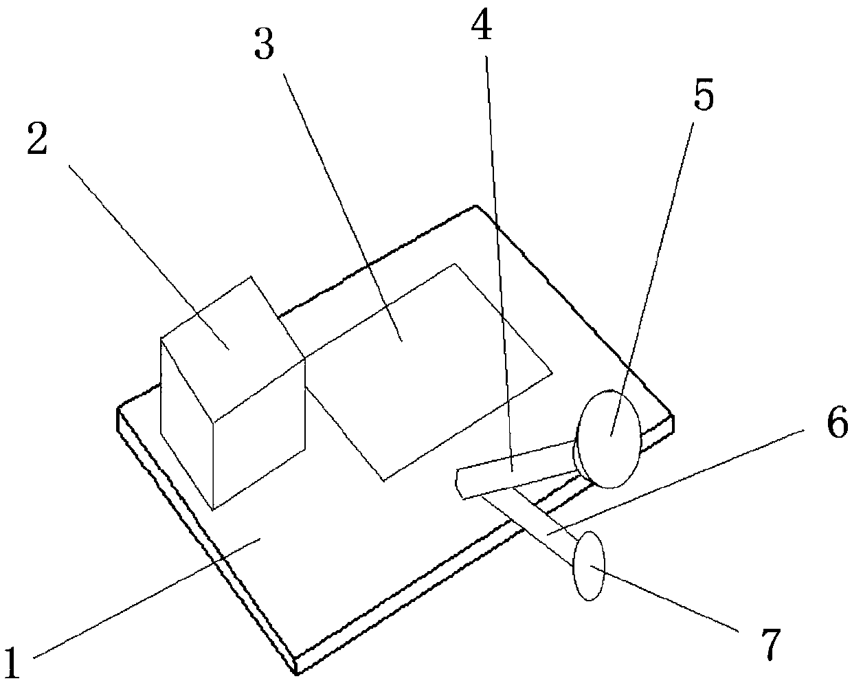 Anti-myopia device with oblique support frame