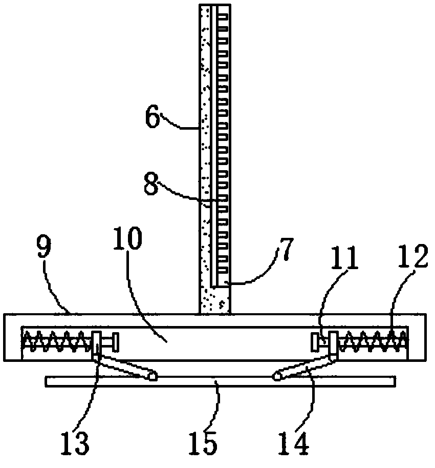 Unmanned aerial vehicle (UAV) landing shock-absorbing device