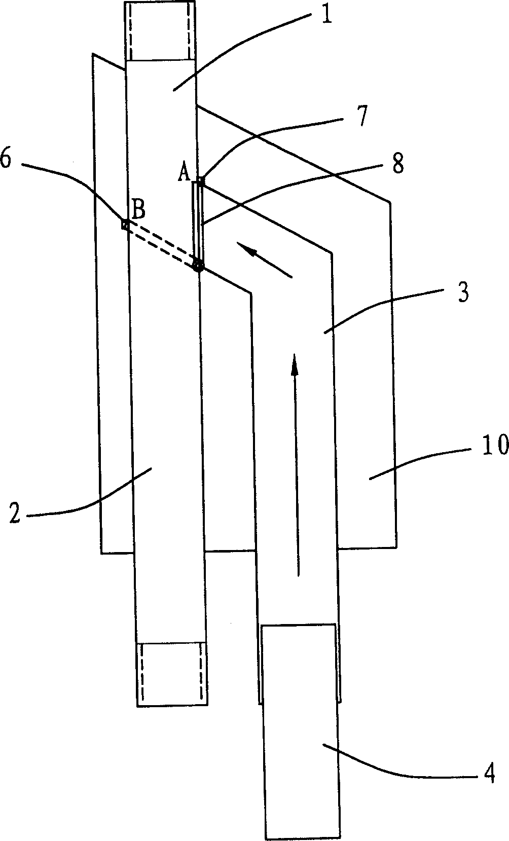 Spring type Y-shaped well joint