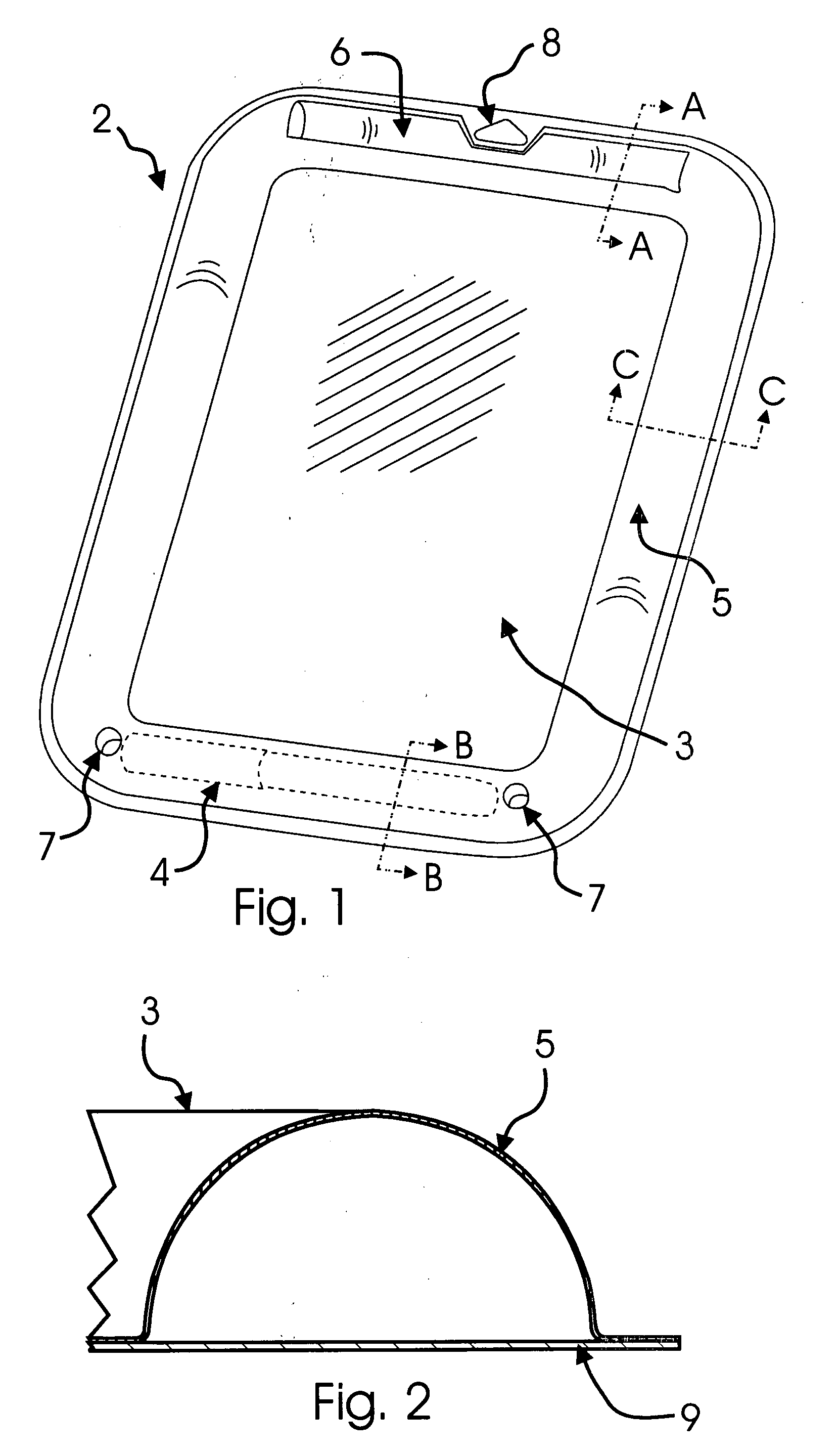 Dry erasable board in the form of a blister pack