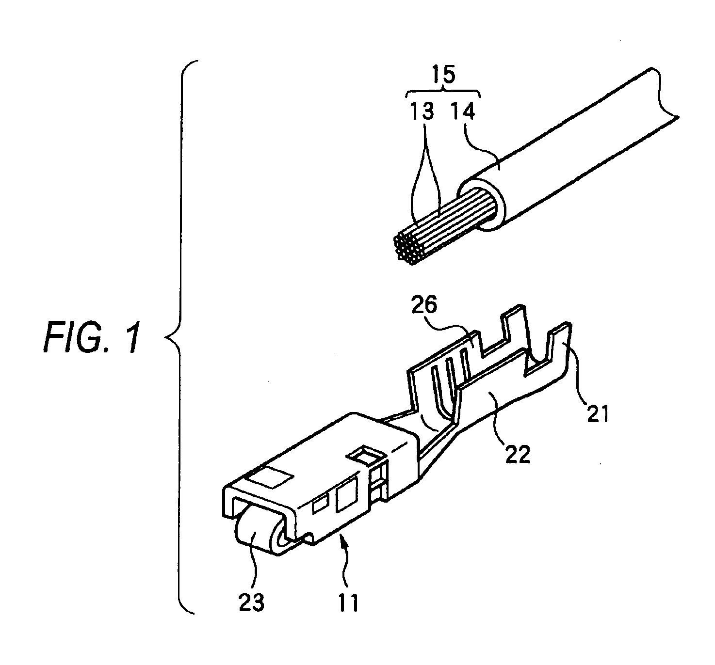 Press-clamping terminal