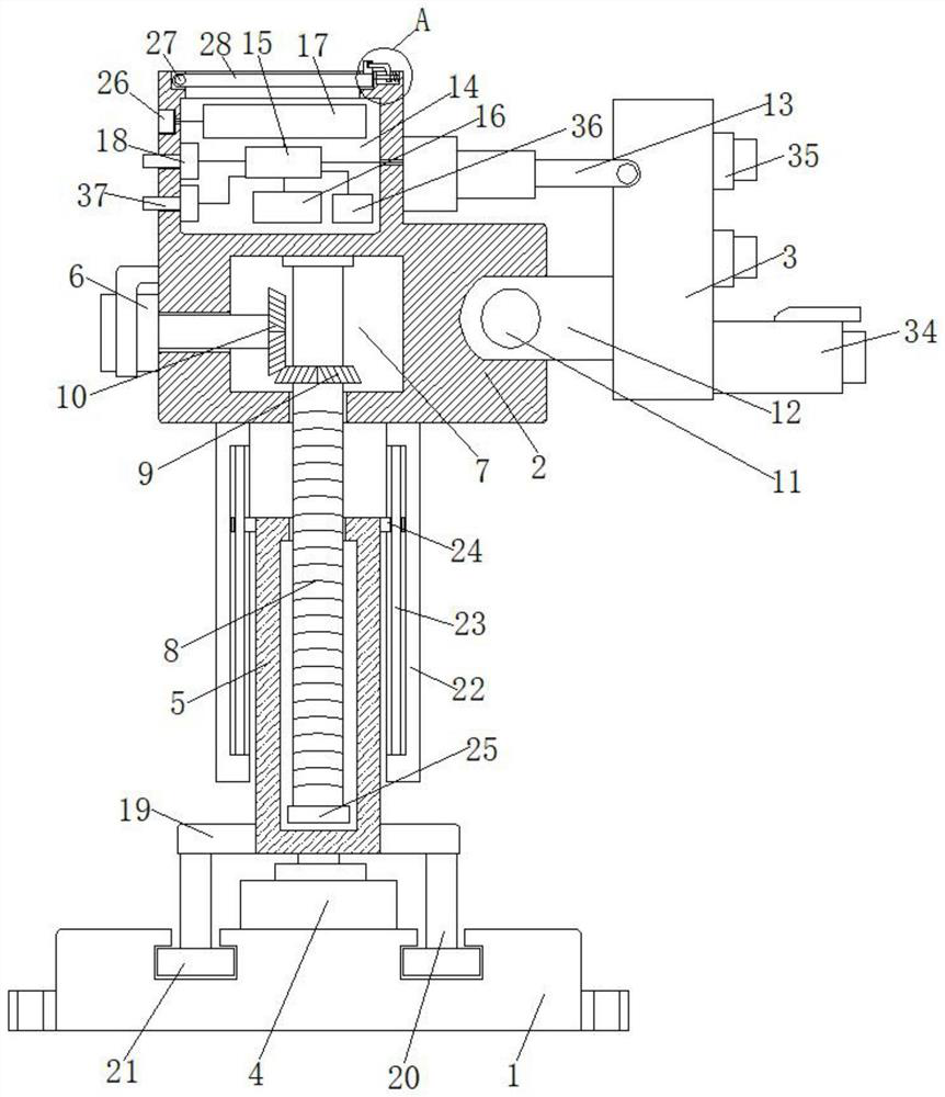 Landslide displacement monitoring device and monitoring method based on GNSS and MEMS sensors