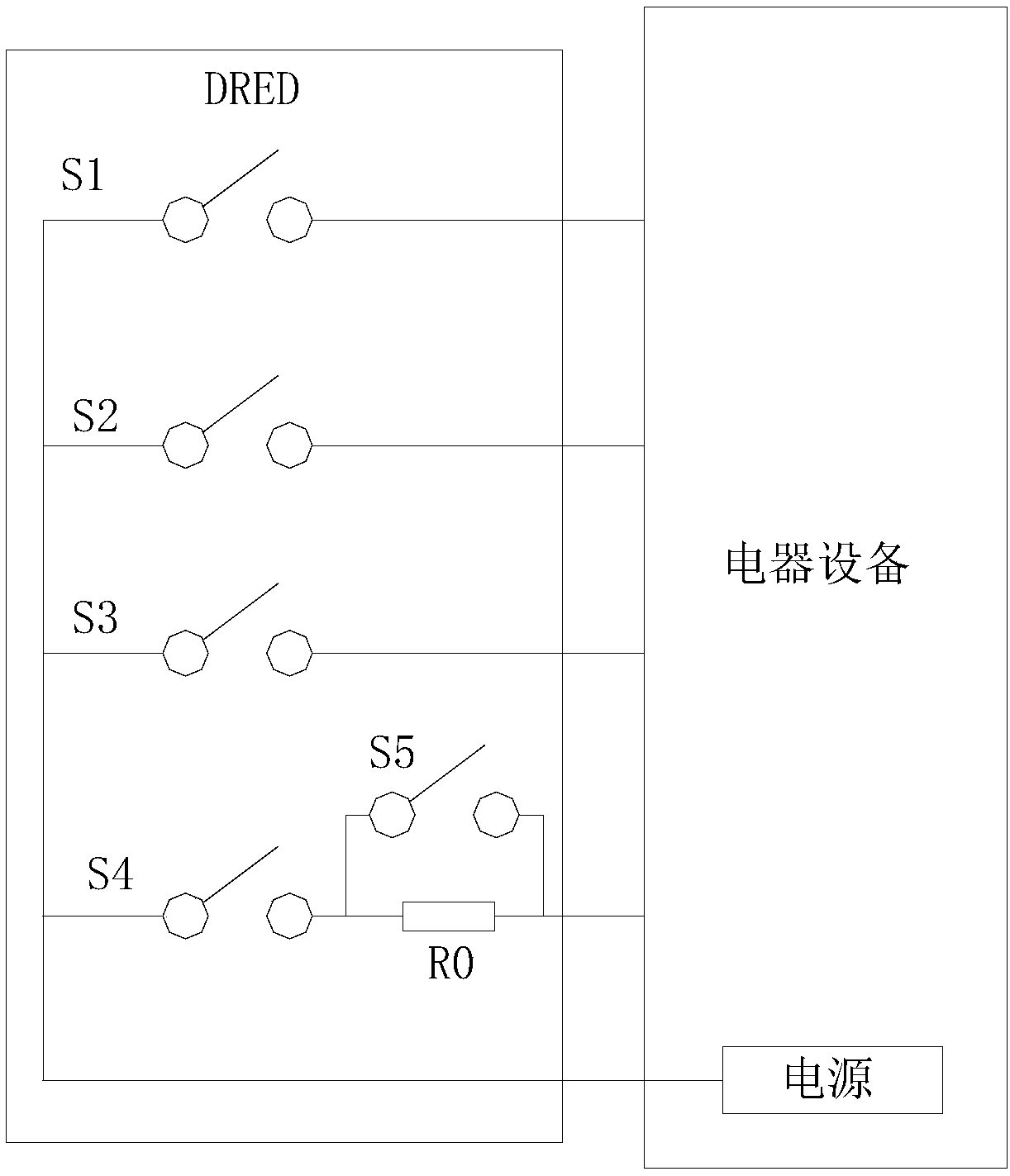 Detection circuit, control system, electric appliance device, and control method and device