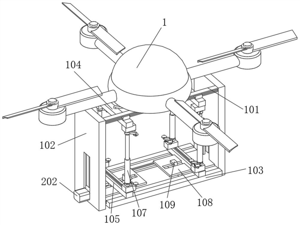 Manipulator putting equipment based on unmanned aerial vehicle