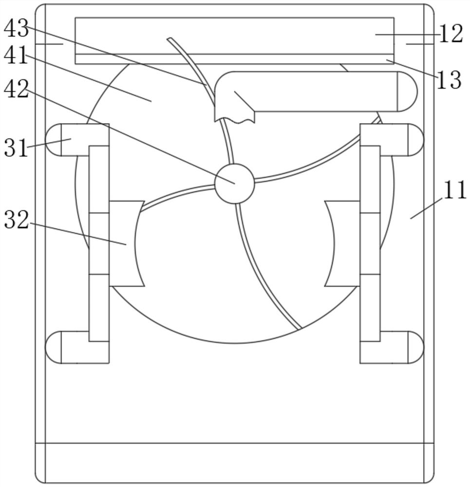 Road construction dust removal device capable of avoiding secondary pollution