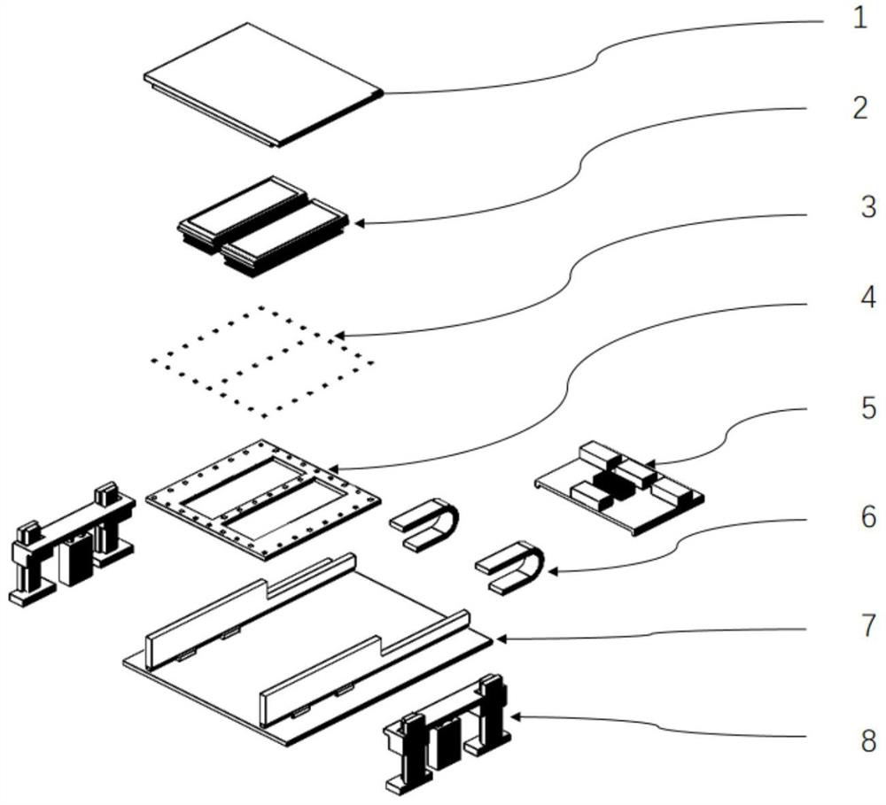 Elastic deformation adjusting device for frame plate in FCT tester